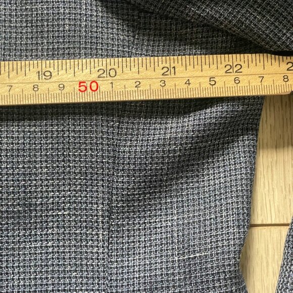 Haupt Mens Blazer 2-Button Gray Checkered Pattern Size 52 - Picture 9 of 14